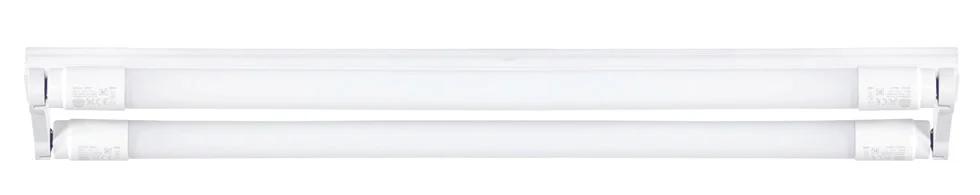2FT Double Eco Open Channel wired for LED T8 2x9w 620mm, view 3