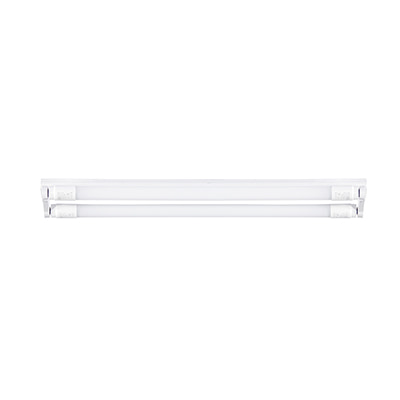 4FT Double Eco Open Channel T8 2x18W 1230mm Wired for LED