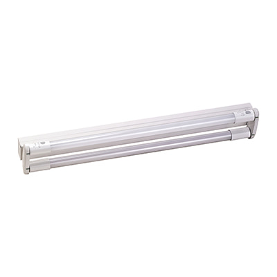 2FT Open Channel wired for LED T8 2x9W 620mm