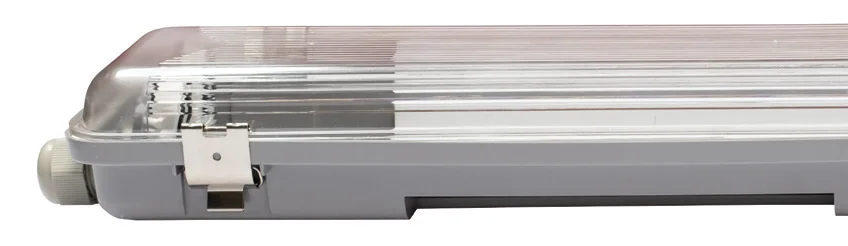 5FT Double Vapour Proof wired for LED T8 2x24w 1585mm, view 3