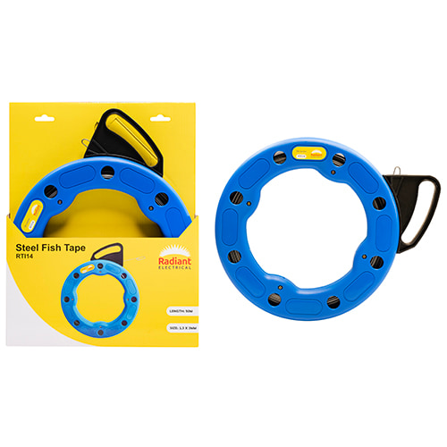 Fish Tape 50M Steel & Case