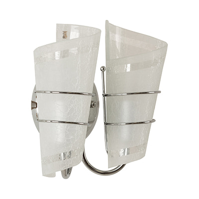 Scroll Wall Light Chrome