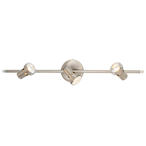 Deco 3LT Spotlight Bar Satin Chrome GU10