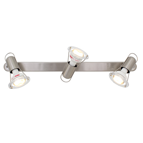 Mini Disc 3LT Spotligiht Bar Satin Chrome R50