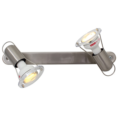 Mini Disc 2LT Spotlight Bar Satin Chrome R50