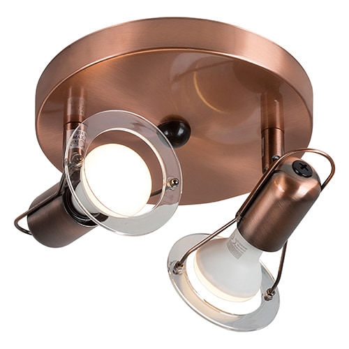 Mini Disc 2LT Spotlight Plate Copper R50