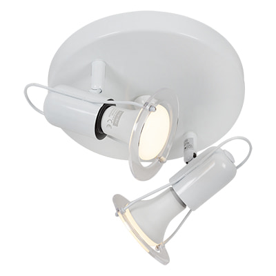 Mini Disc 2LT Spotlight Plate White R50