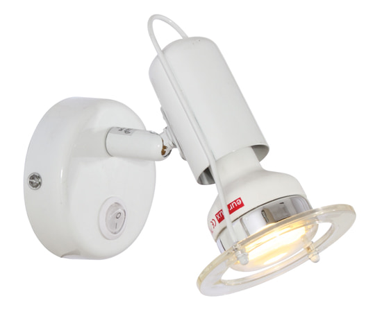 Mini Disc 1LT Spotlight & Switch White R50