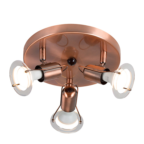 Mini Disc 3LT Spotlight Plate Copper R50