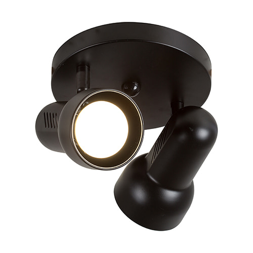Turbo 2LT Spotlight Plate Black R80