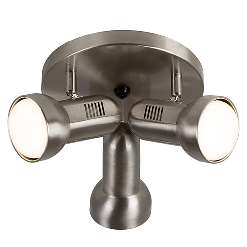 Turbo 3LT Spotlight Plate Satin Chrome R80