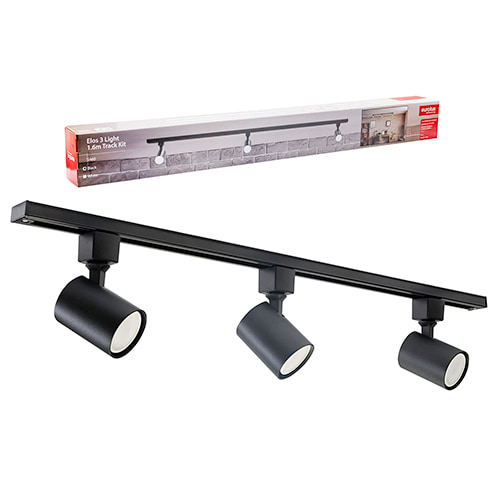 Elos 3LT Spotlight Track Kit Black GU10