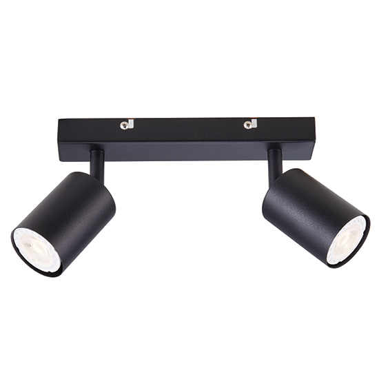 Urban Dual 2LT Spotlight Bar Black GU10