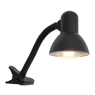 Student Desk Clamp Lamp Black
