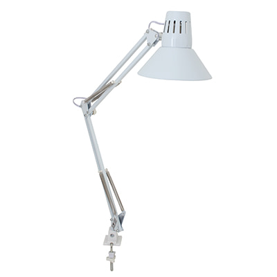Study Adjustable Desk Clamp White