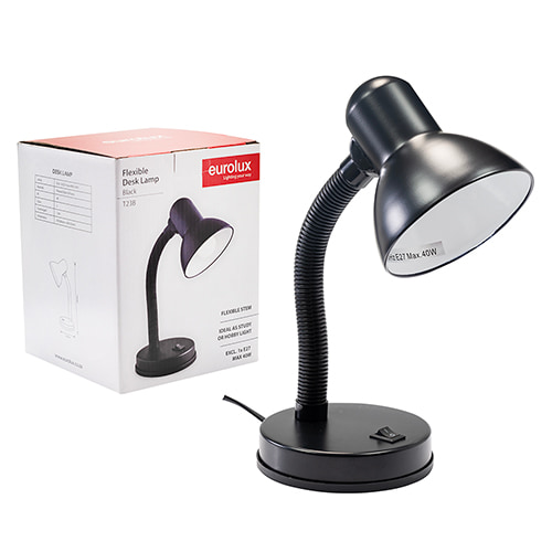 Student Desk Lamp Black