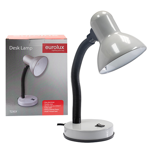 Student Desk Lamp Cool Grey