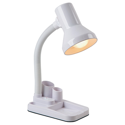 Organiser Desk Lamp White