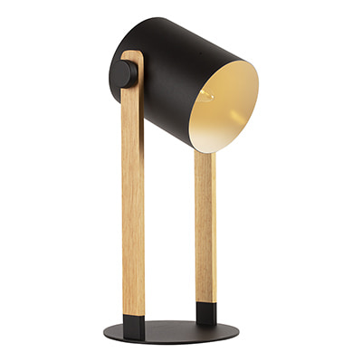 Hornwood Table Lamp Black & Brown