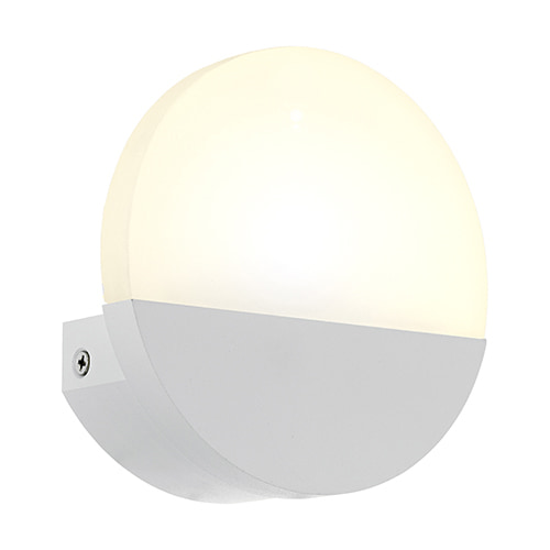 Metrass1 Round Wall Light White