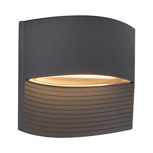 Lotus LED Wall Light 180mm Grey