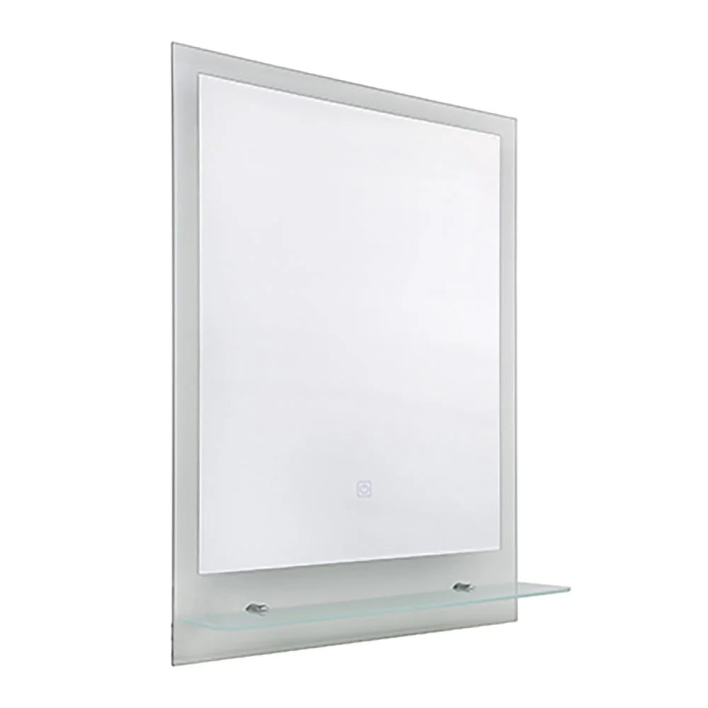 Bathroom Square Mirror Wall Light White