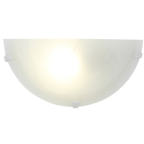 Alabaster Wall Light 300mm White