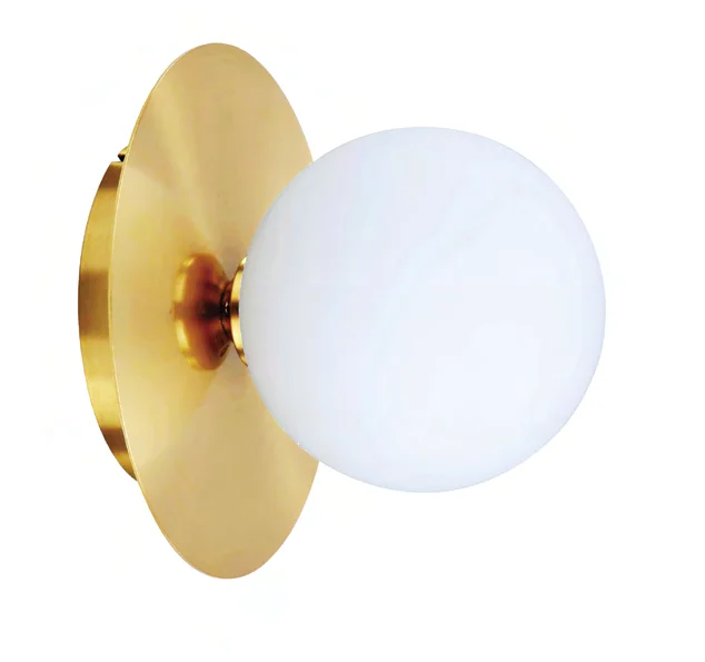 Wall Light Gold & White, view 2
