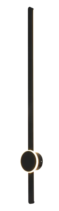 Nevo Backlit Wall Light Black LED 12W, view 2